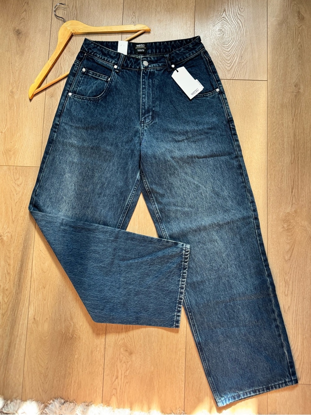 WESC Men's Jay Wide Leg Jeans| Size W 31 L 32 (UNISEX)